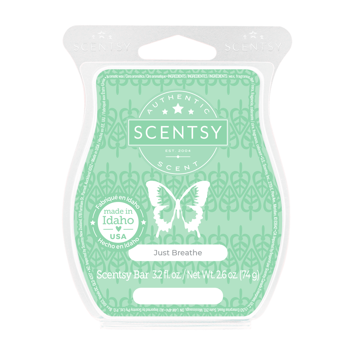 Just Breathe Scentsy Wax Bar