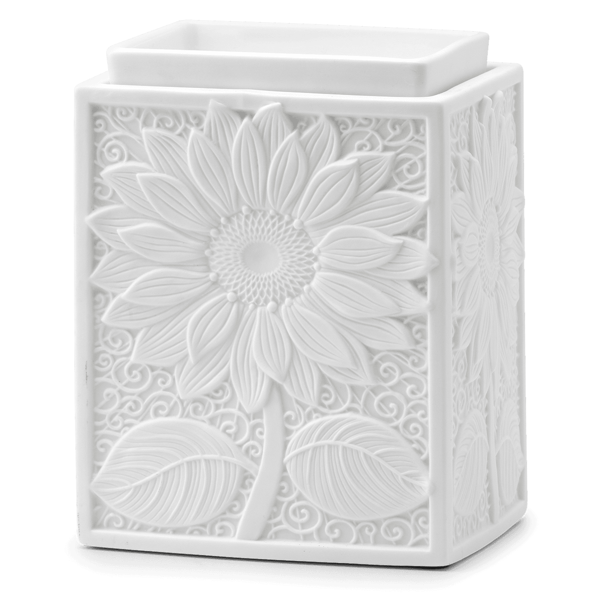 Sunburst Scentsy Warmer with glowing sunflower design