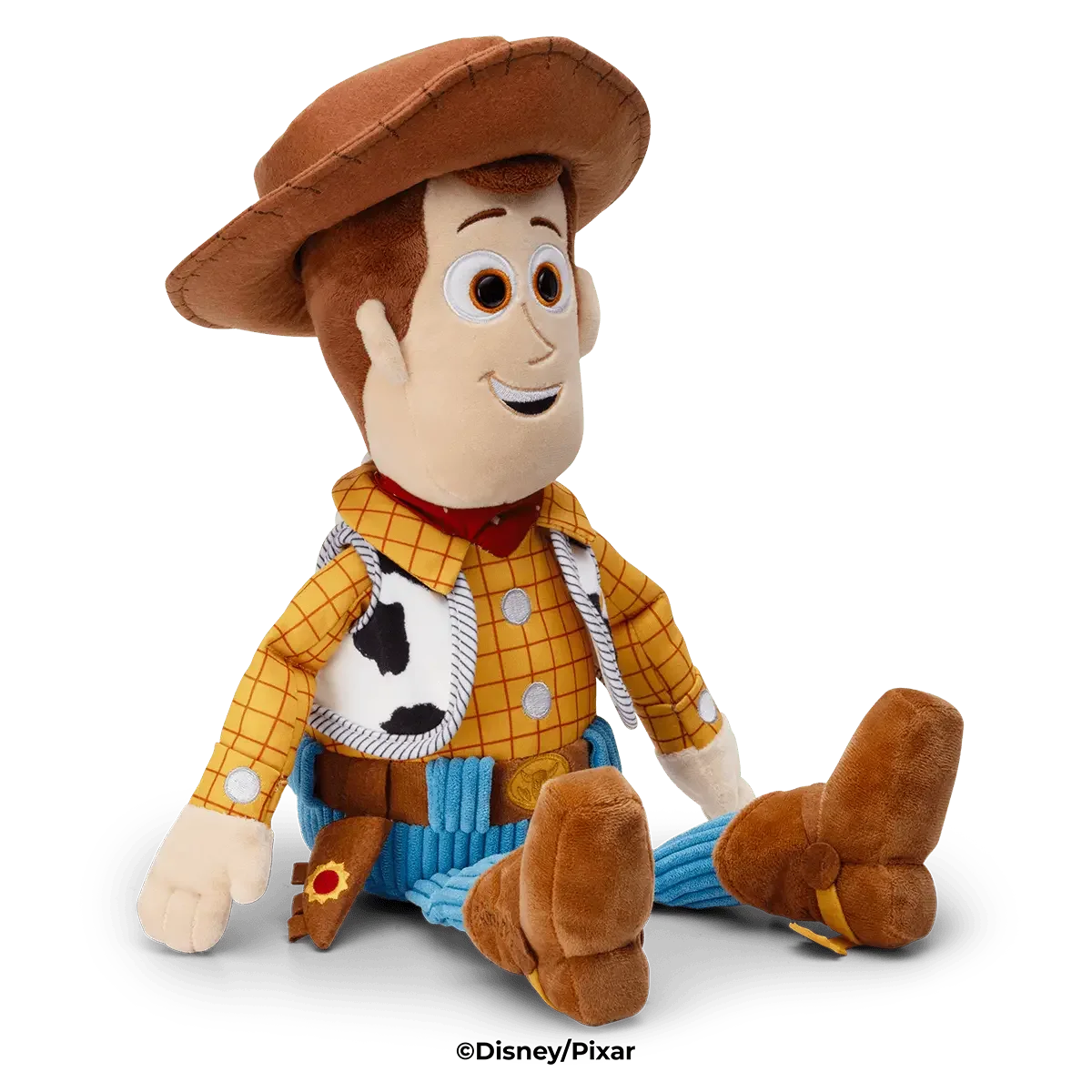 Woody Scentsy Buddy plush side view showing cowboy outfit details