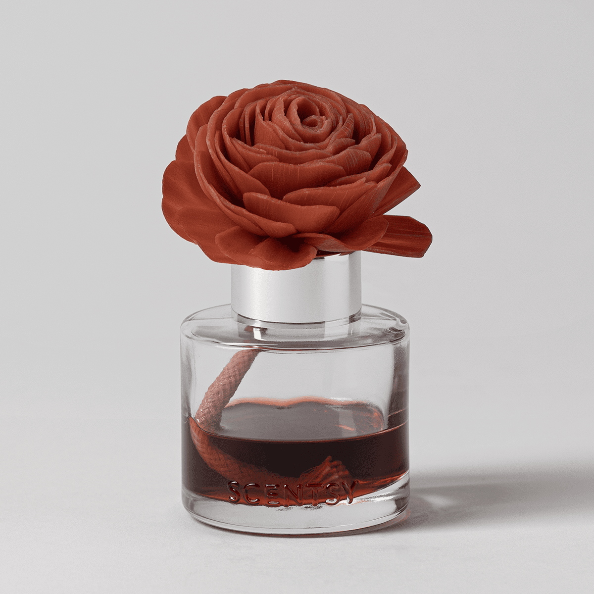 Scentsy Champagne & Pink Grapefruit Prim Posy Fragrance Flower showing pink flower