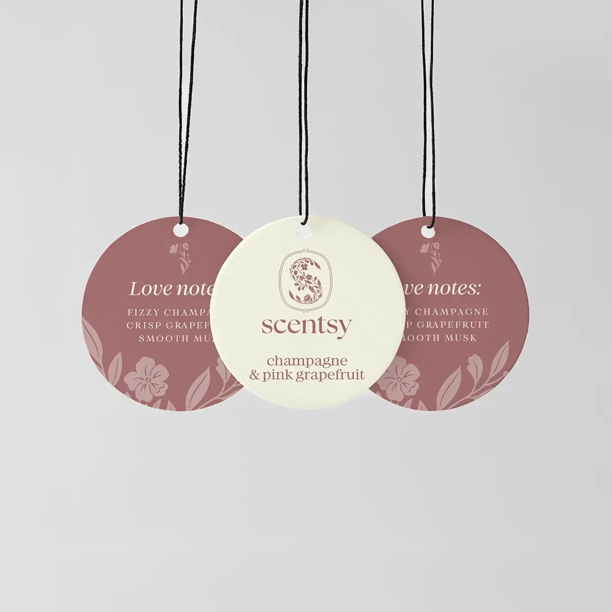 Scentsy Valentine's Day Scent Circle Bundle with Champagne & Grapefruit.webp