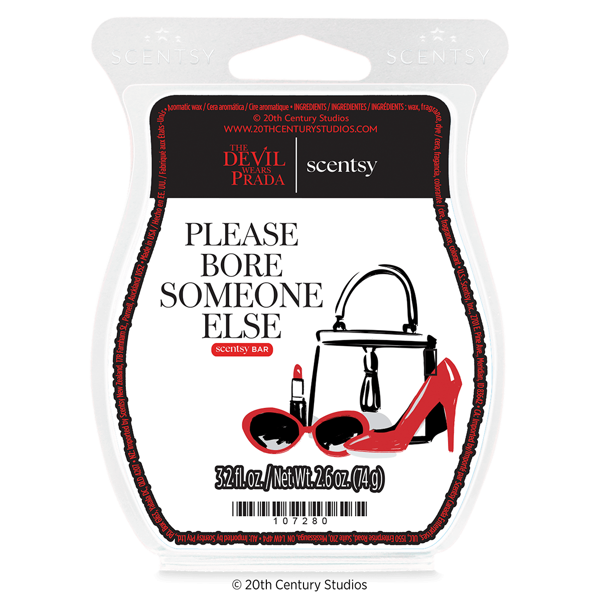 Scentsy Please Bore Someone Else wax bar packaging front view