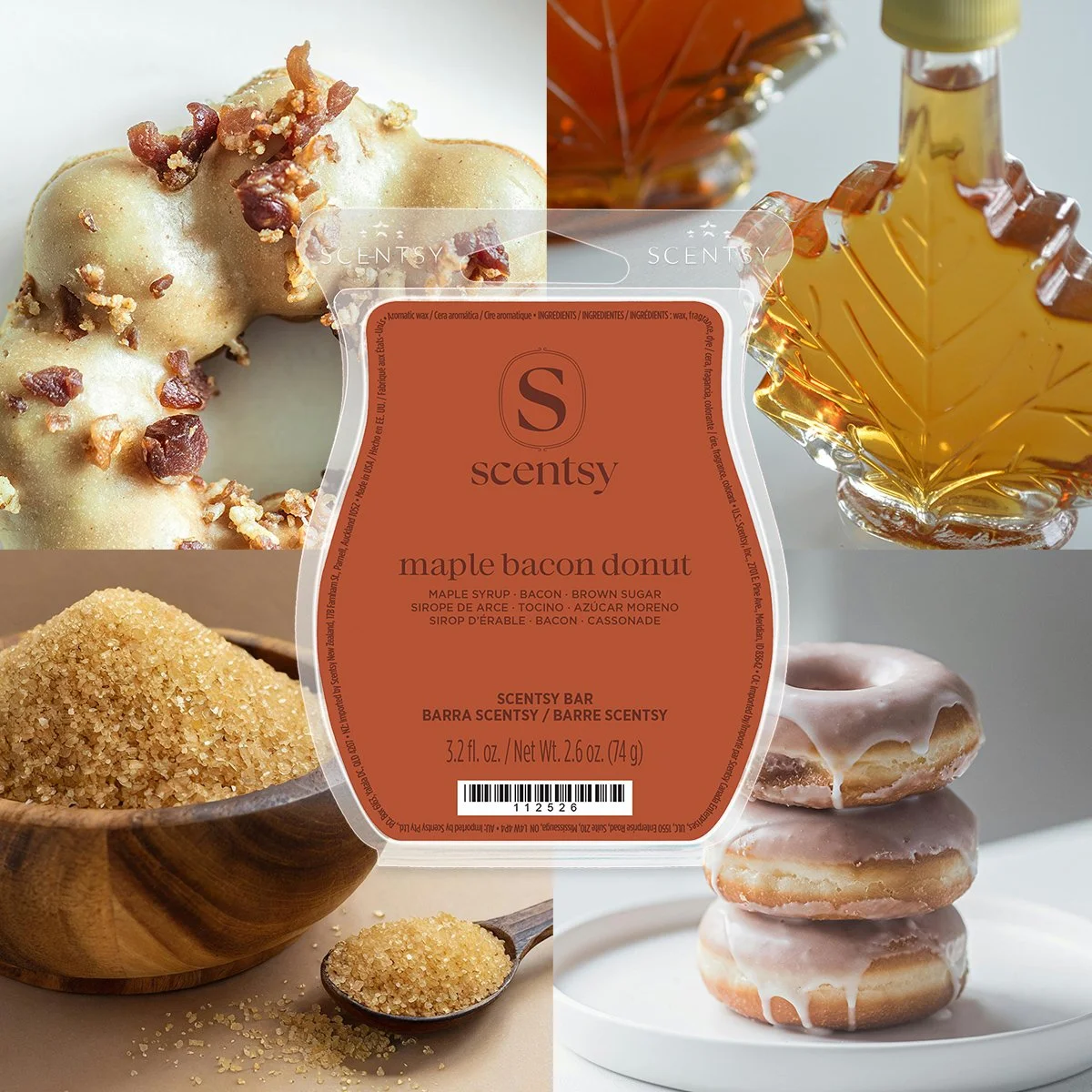 Maple Bacon Donut Scentsy Bar