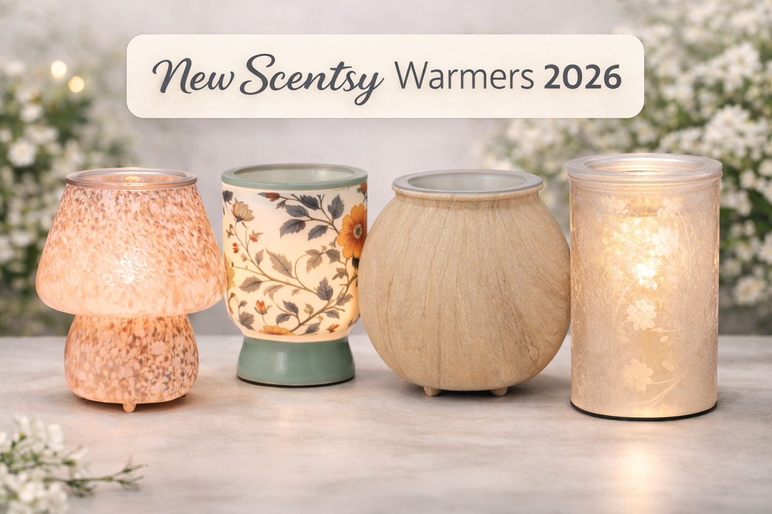 New Scentsy Warmers 2026 showcasing the latest catalog warmer designs available in Canada.