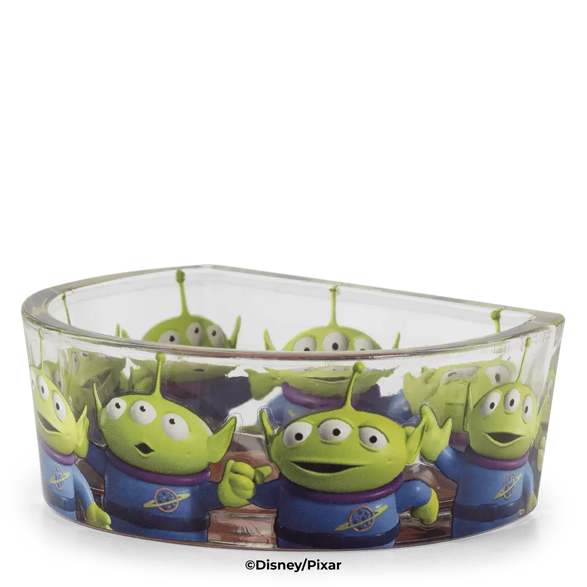 Toy Story Scentsy Warmer dish featuring green aliens from the claw machine scene