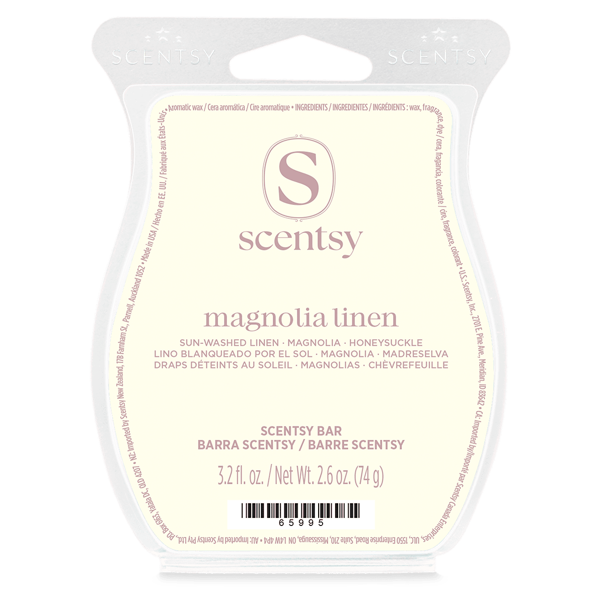 Magnolia Linen Scentsy Wax Bar