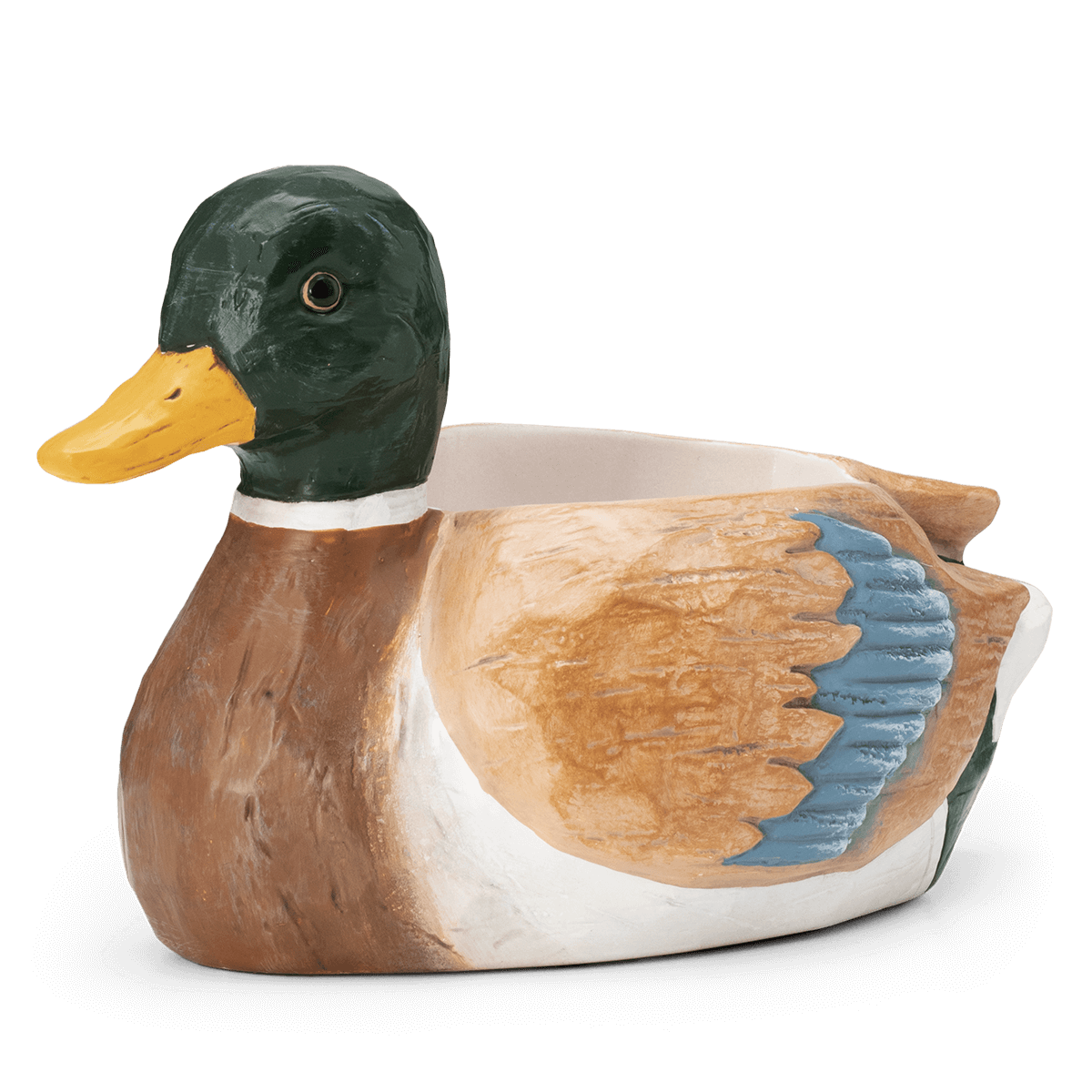 Mallard Scentsy Warmer with realistic duck design on a white background
