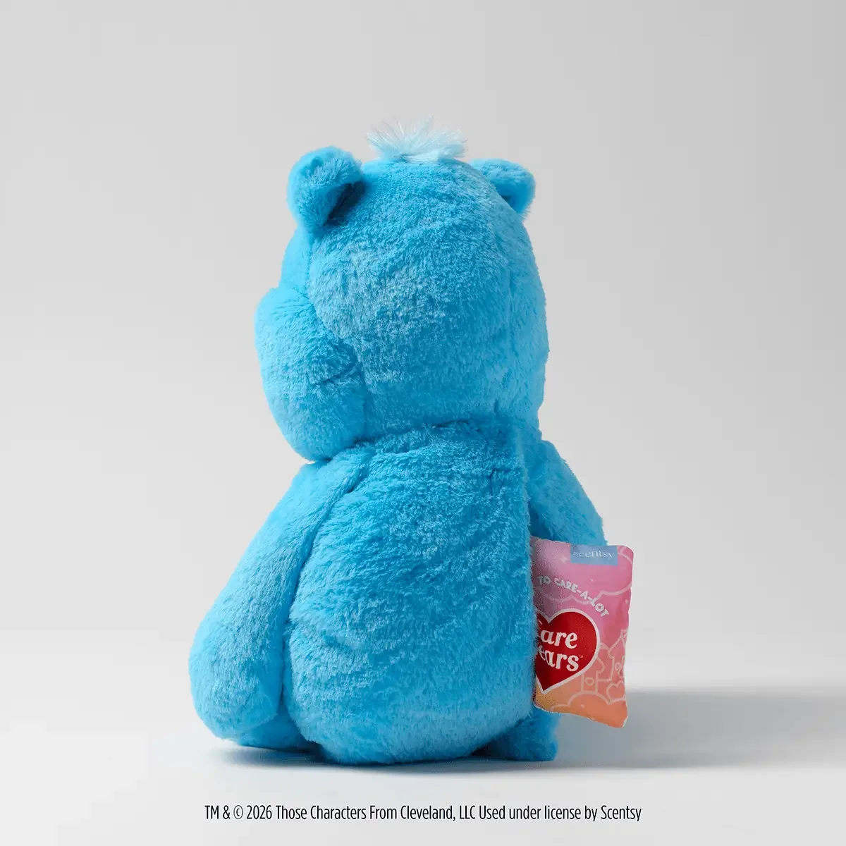 Back view of Bedtime Bear Weighted and Warming Scentsy Buddy with Care Bears Scent Pak
