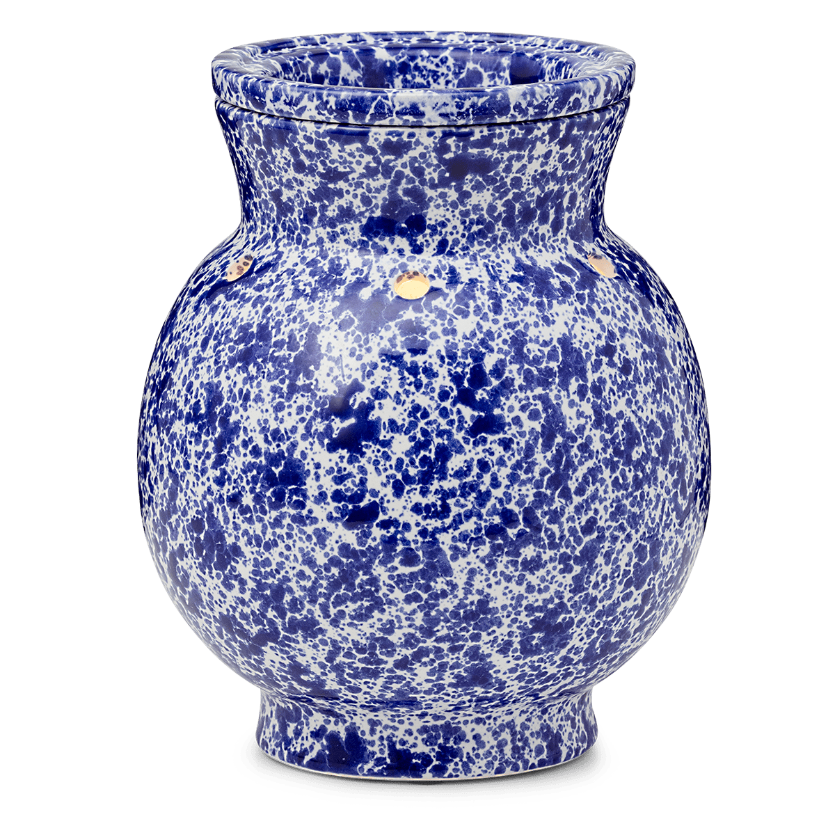 Blue Spongeware Scentsy Warmer