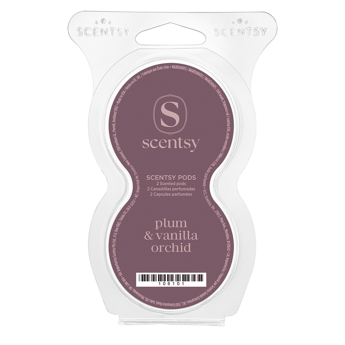 Plum & Vanilla Orchid Scentsy Pod Twin Pack