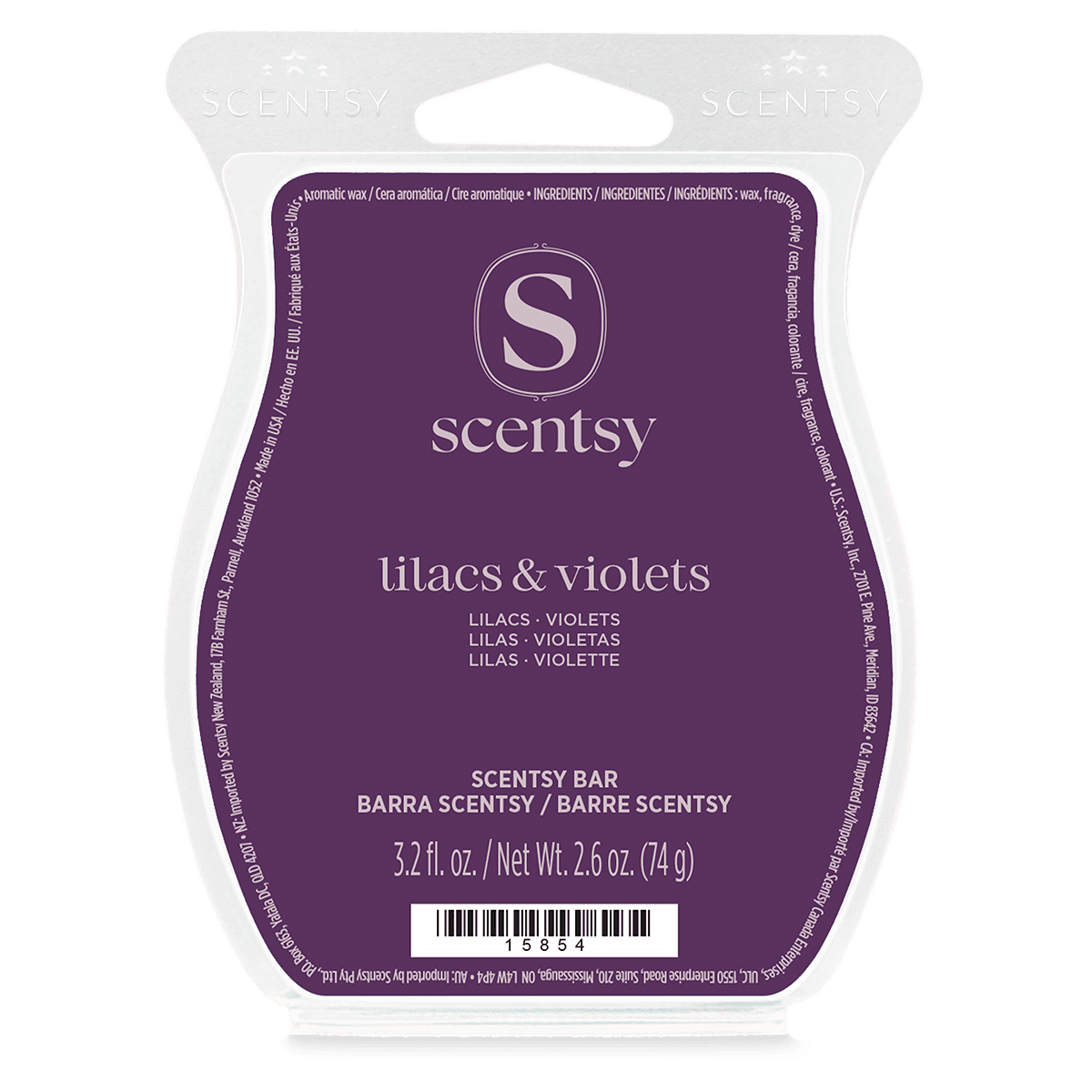 Lilacs & Violets Scentsy Wax Bar
