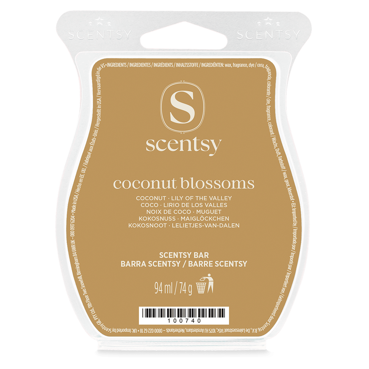 Coconut Blossoms Scentsy Wax Bar