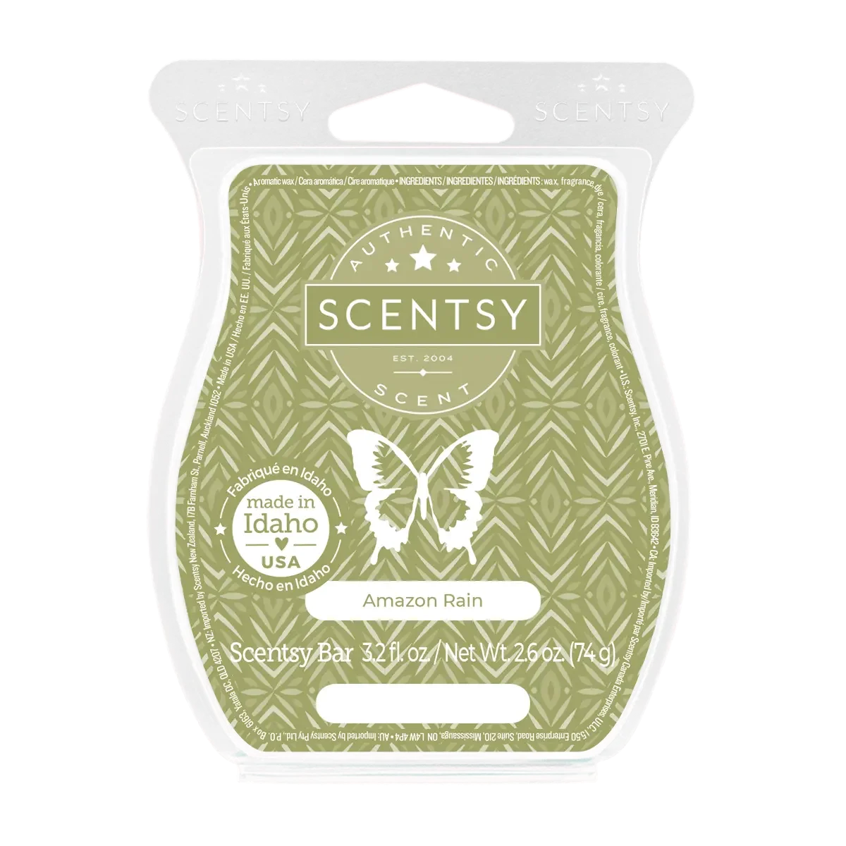 Amazon Rain Scentsy Wax Bar