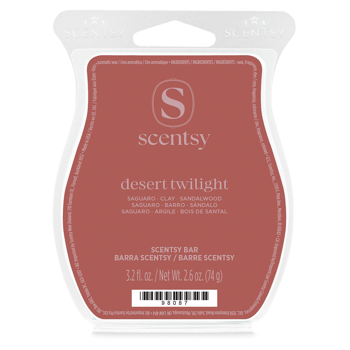 Desert Twilight Scentsy Wax Bar