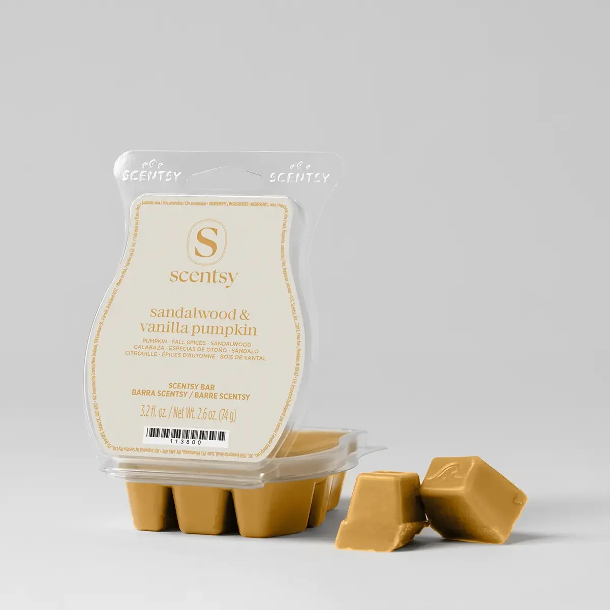 Sandalwood & Vanilla Pumpkin Scentsy Wax Bar