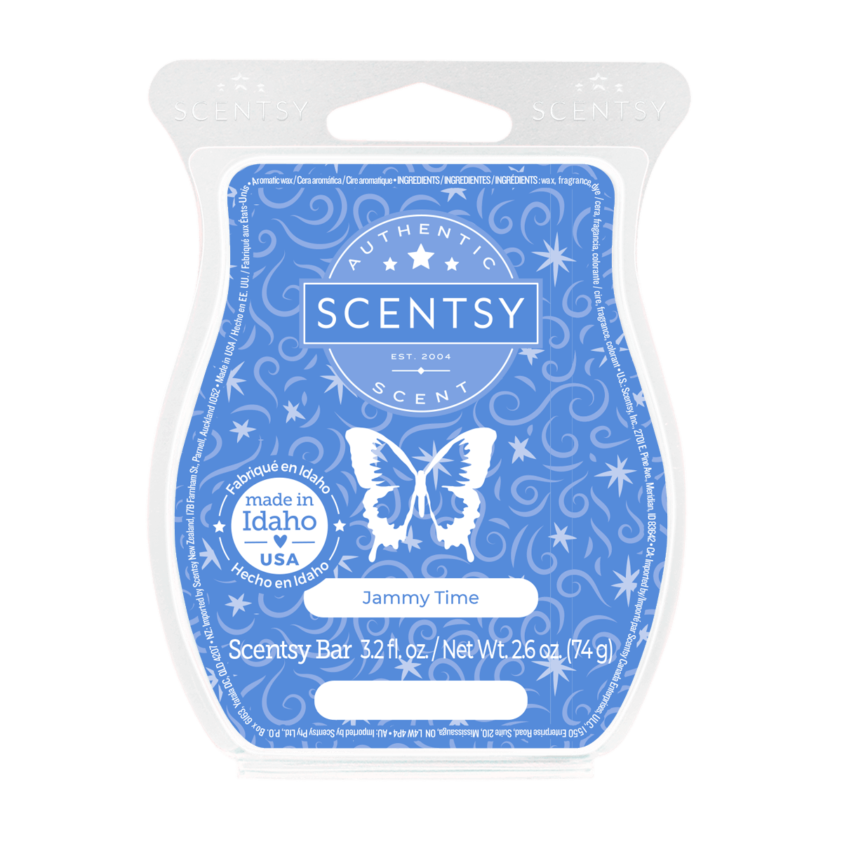 Jammy Time Scentsy Wax Bar