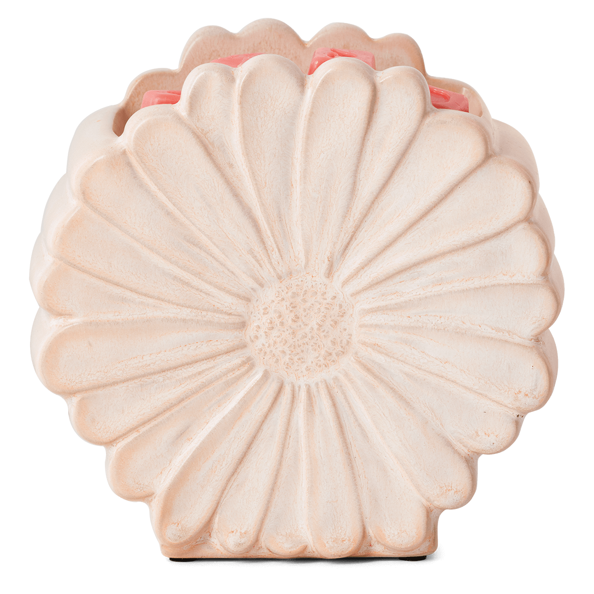 Daisy Element Scentsy Warmer showing no-light wax warming design