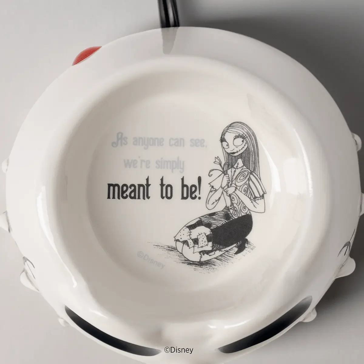 Disney Jack Skellington Scentsy Warmer wax dish featuring Sally and a sentimental message