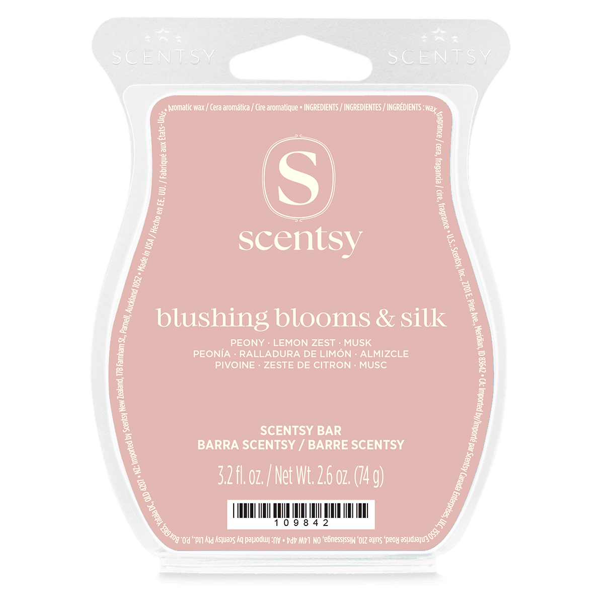Blushing Blooms & Silk Scentsy Wax Bar