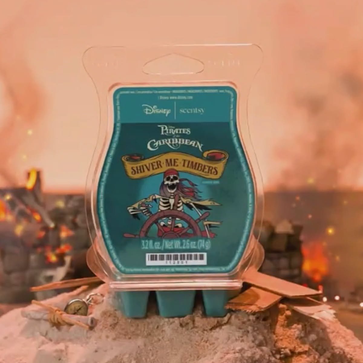 Disney Pirates of the Caribbean Shiver Me Timbers Scentsy Bar
