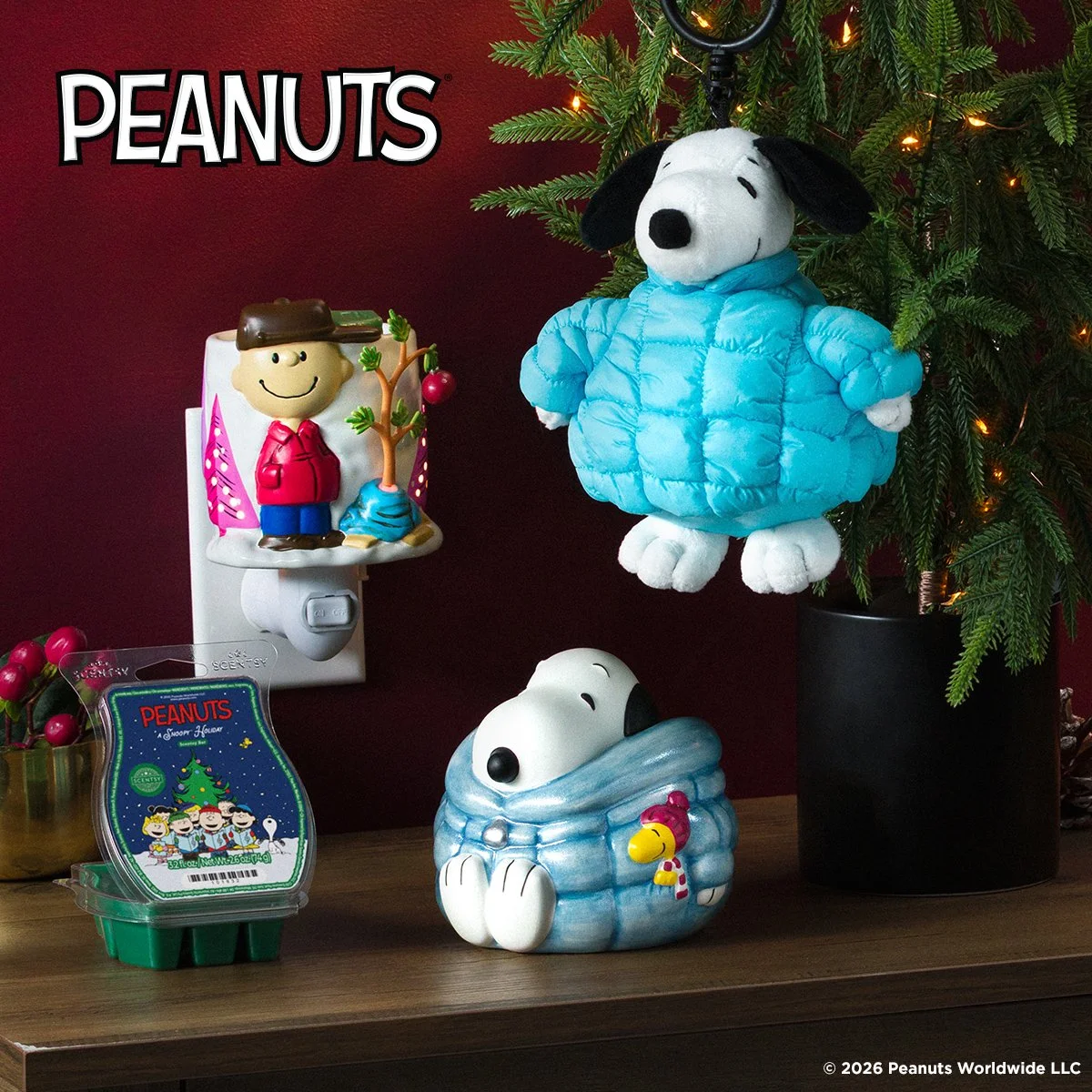 peanuts scentsy collection of products