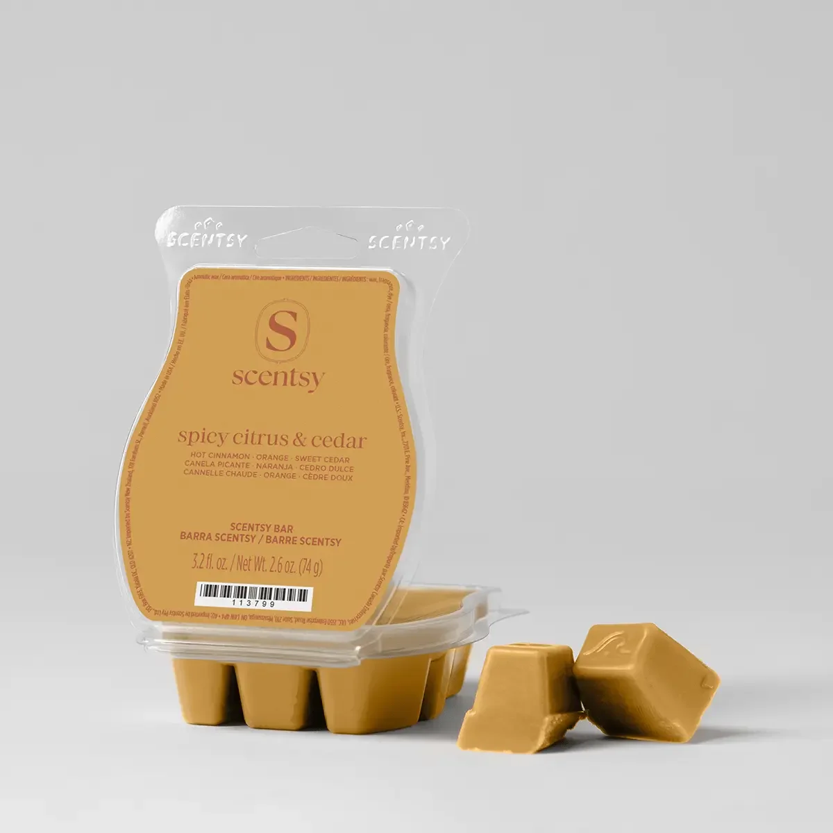 Spicy Citrus & Cedar Scentsy Wax Bar