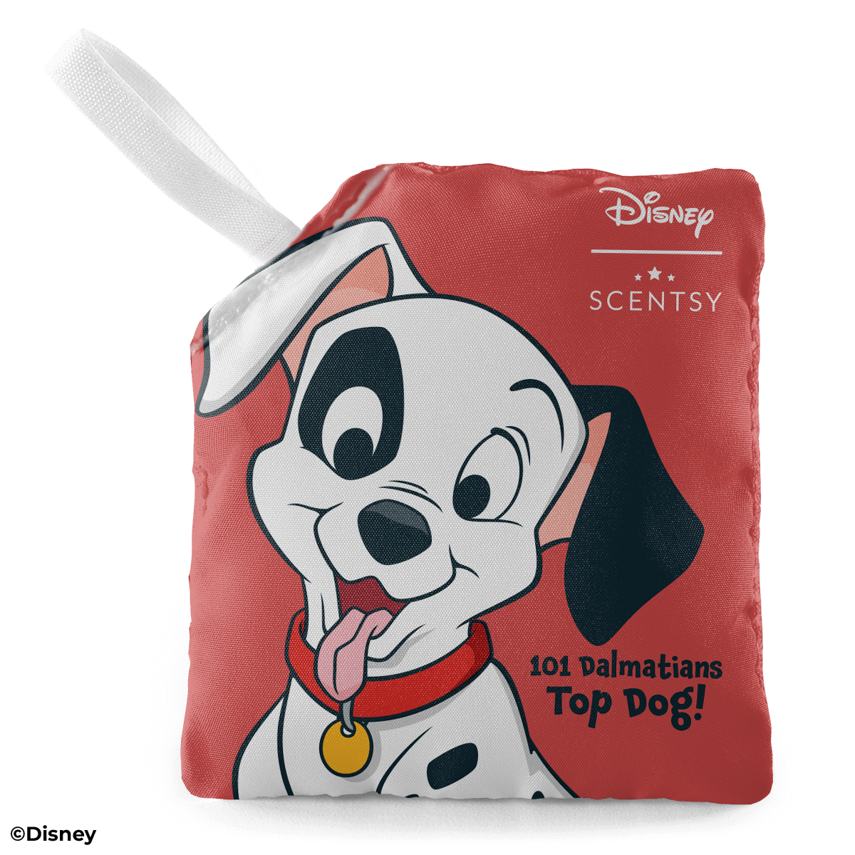 op Dog! Scentsy Scent Pak from the Disney 101 Dalmatians collection, designed to add soft, long-lasting fragrance to Scentsy Buddies.