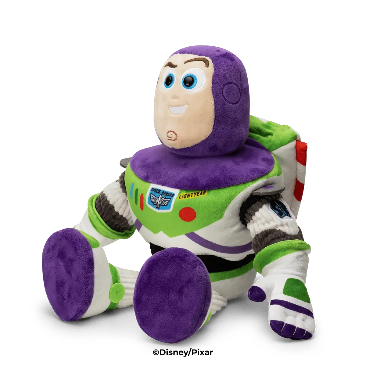 Buzz Lightyear Scentsy Buddy plush side view showing detailed design and colors