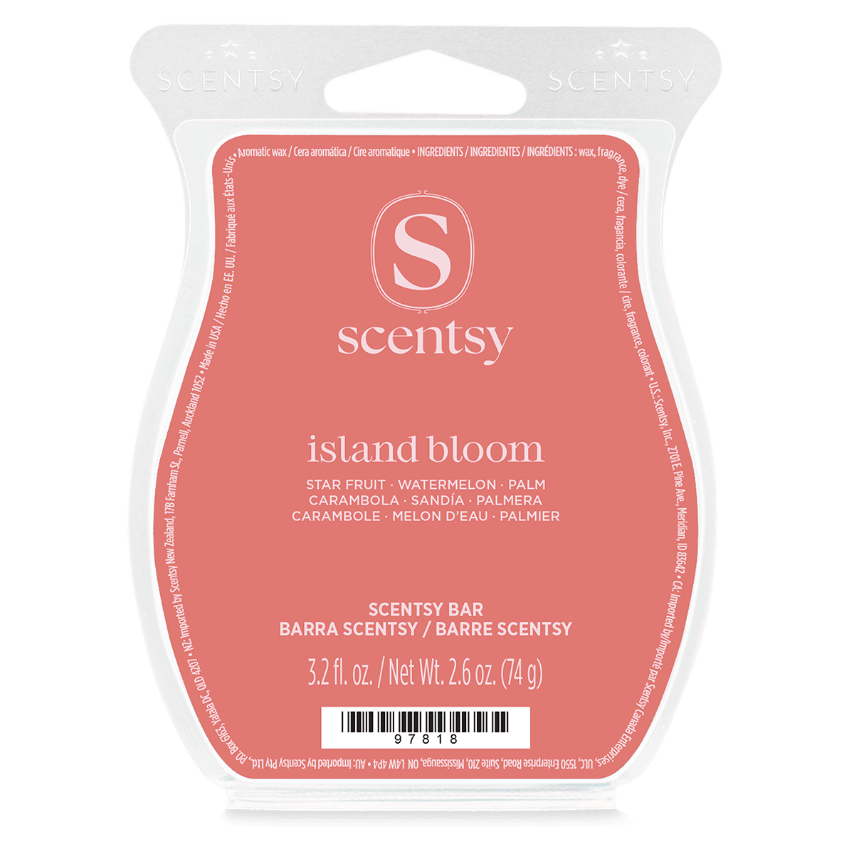 Island Bloom Scentsy Wax Bar