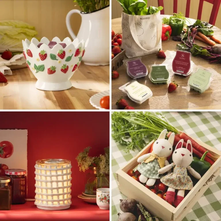may scentsy edit with 4 images of the products in a grid