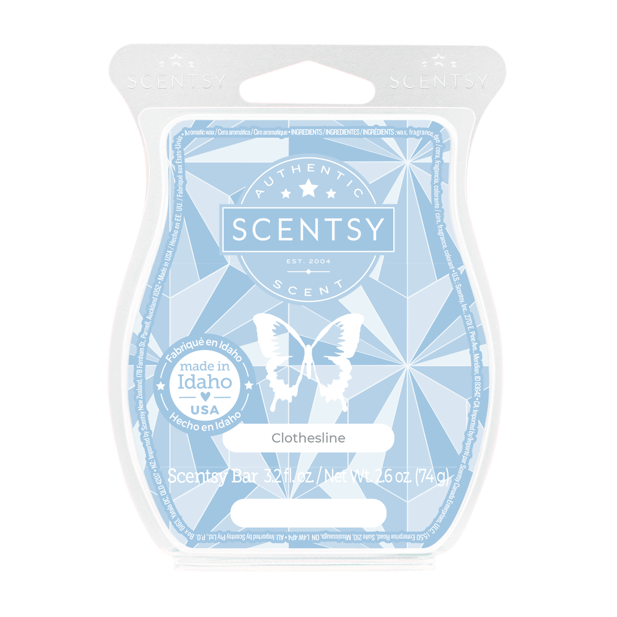 Clothesline Scentsy Wax Bar