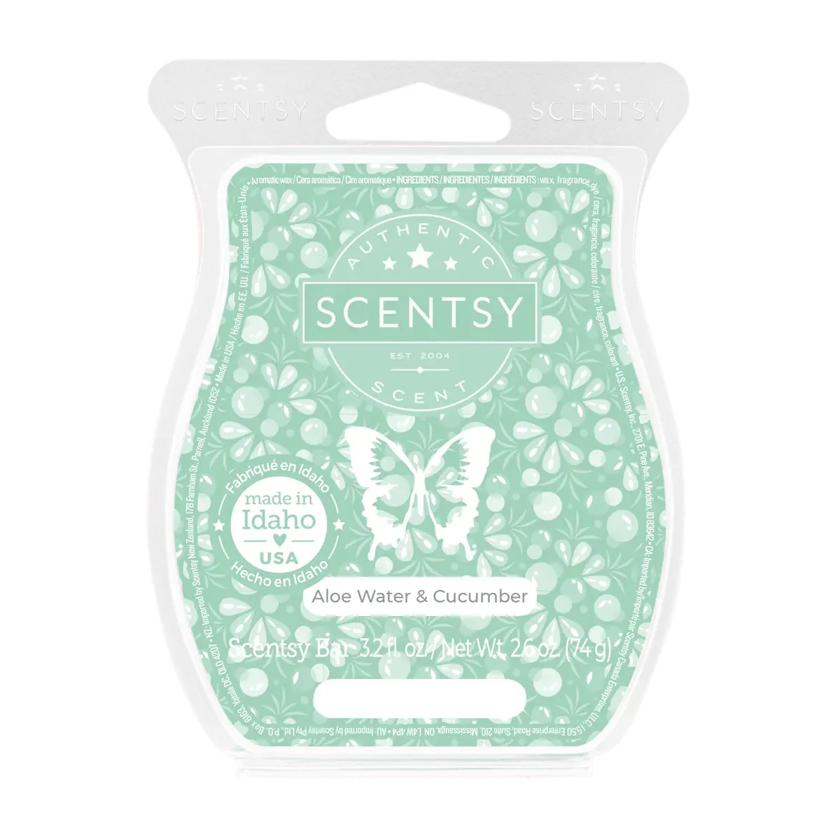 Aloe Water & Cucumber Scentsy Wax Bar
