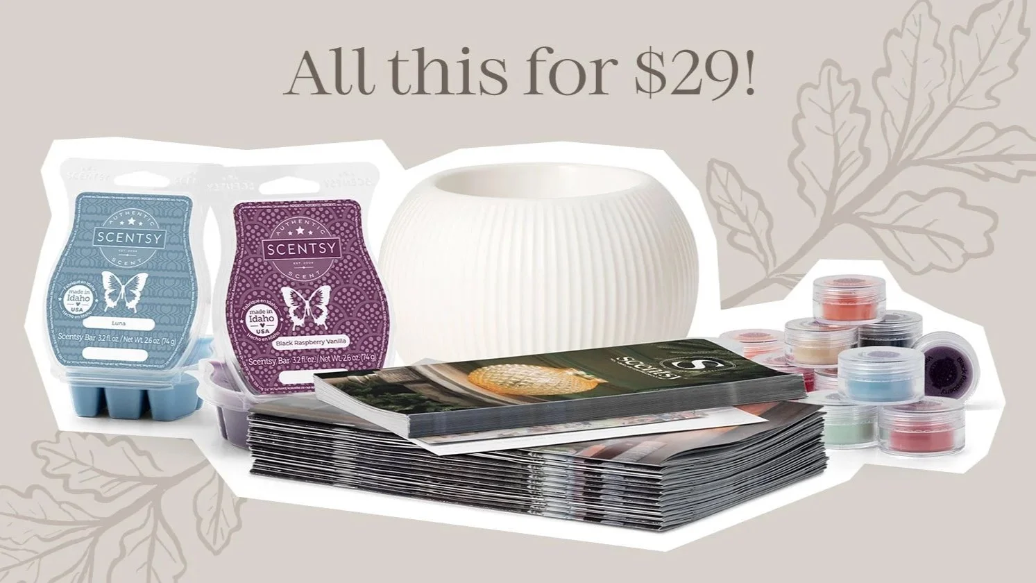 Join SCENTSY CANADA starter kit $29 contents