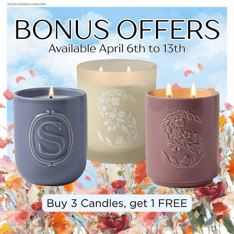 Buy 3 Candles, Get 1 Free