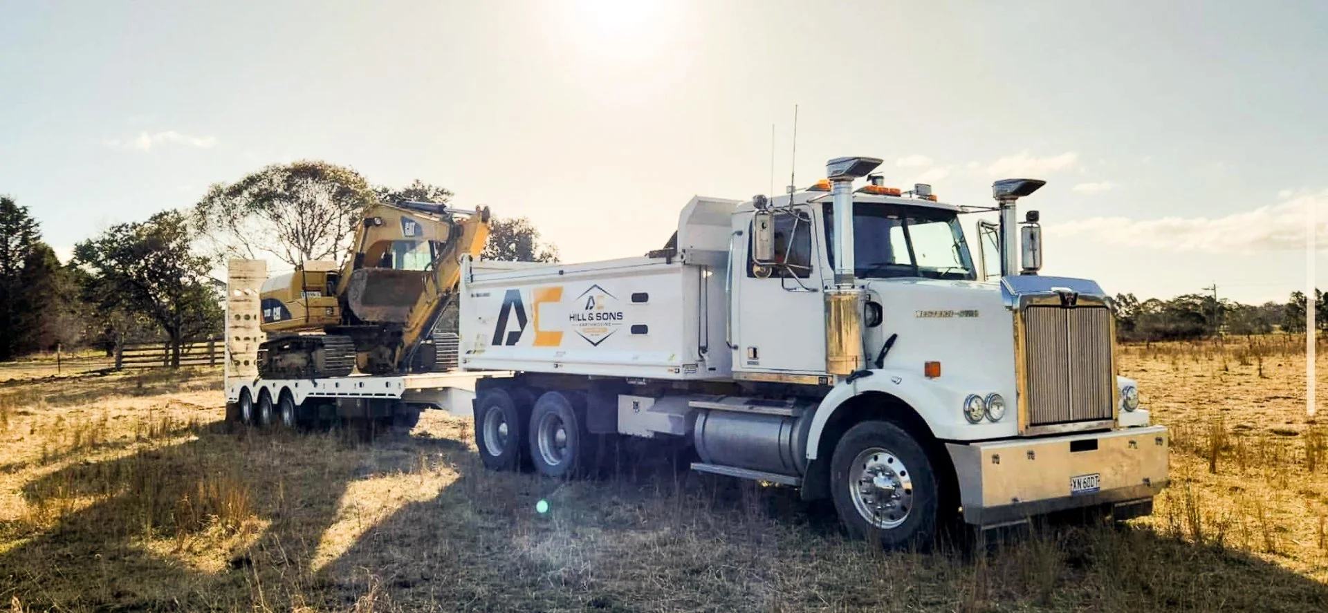 AC Hill & Sons heavy earthmoving equipment