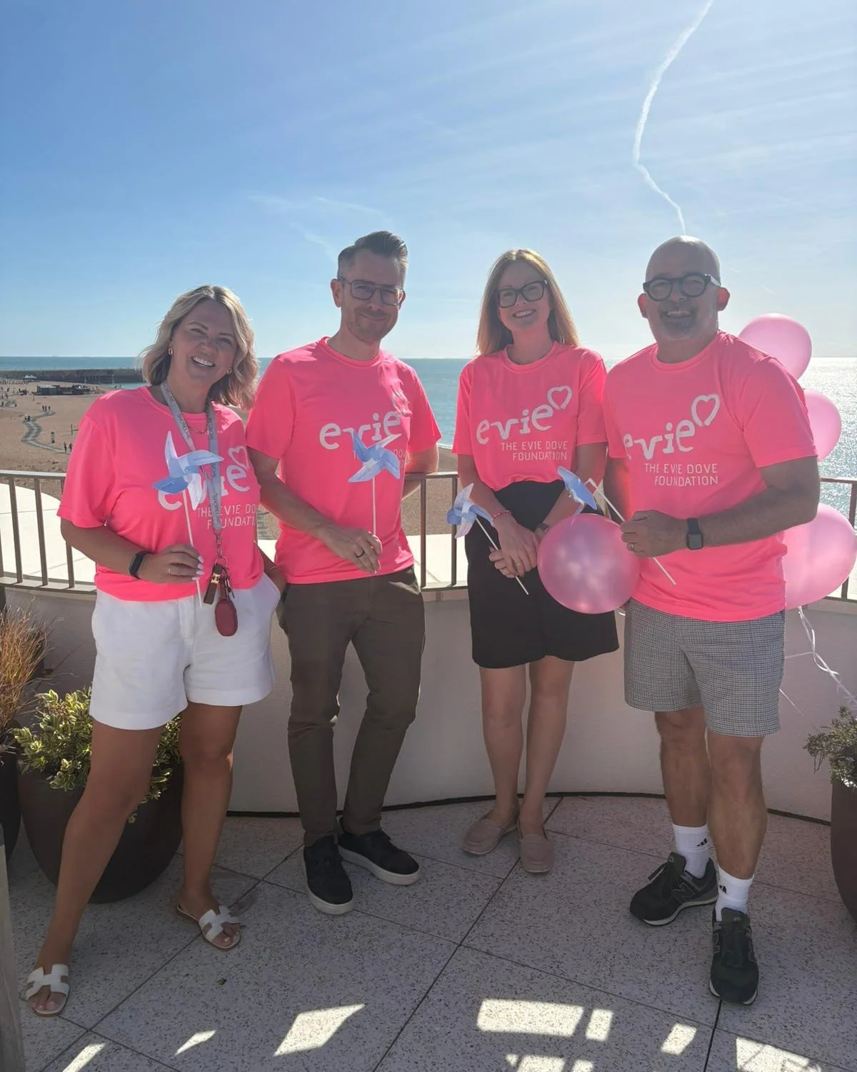 Congratulations to the @theeviedovefoundation for raising an amazing &pound;24,778 on their walk last weekend, that Shoreline Folkestone was proud to sponsor.
