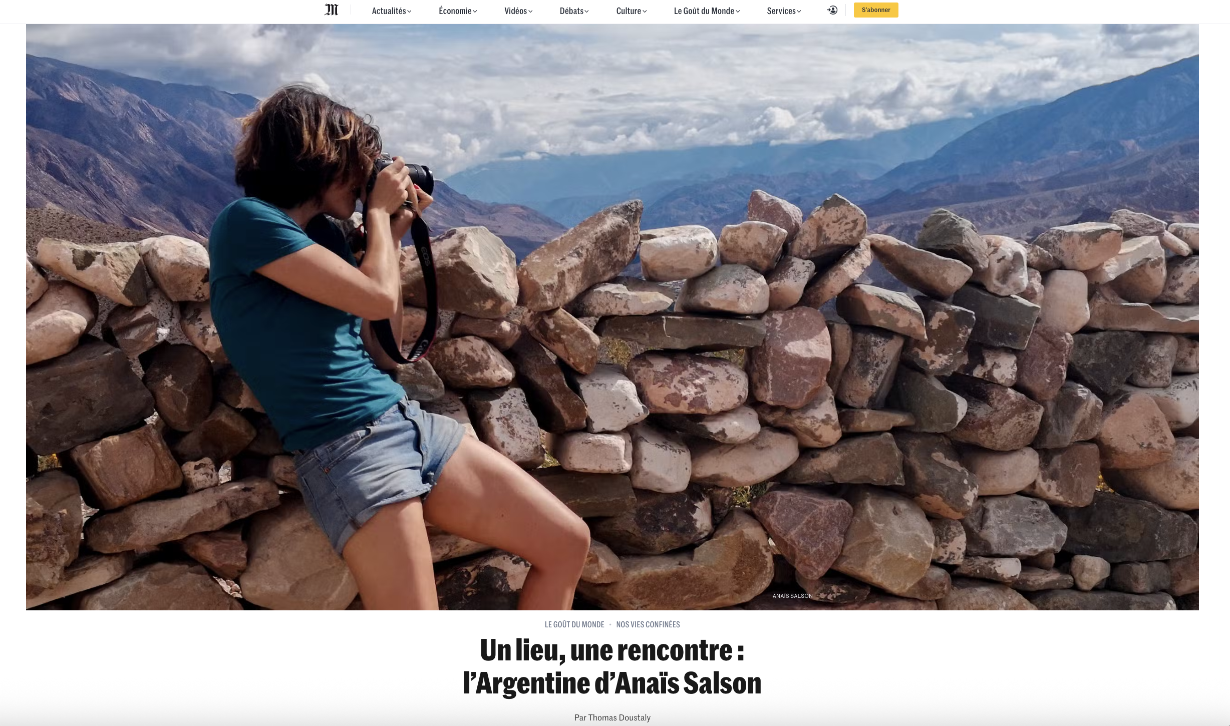 Un lieu, une rencontre : dans les pages du Monde Magazine