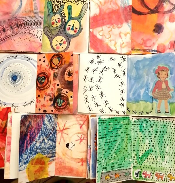 Experiment with marks and colour (part 2)