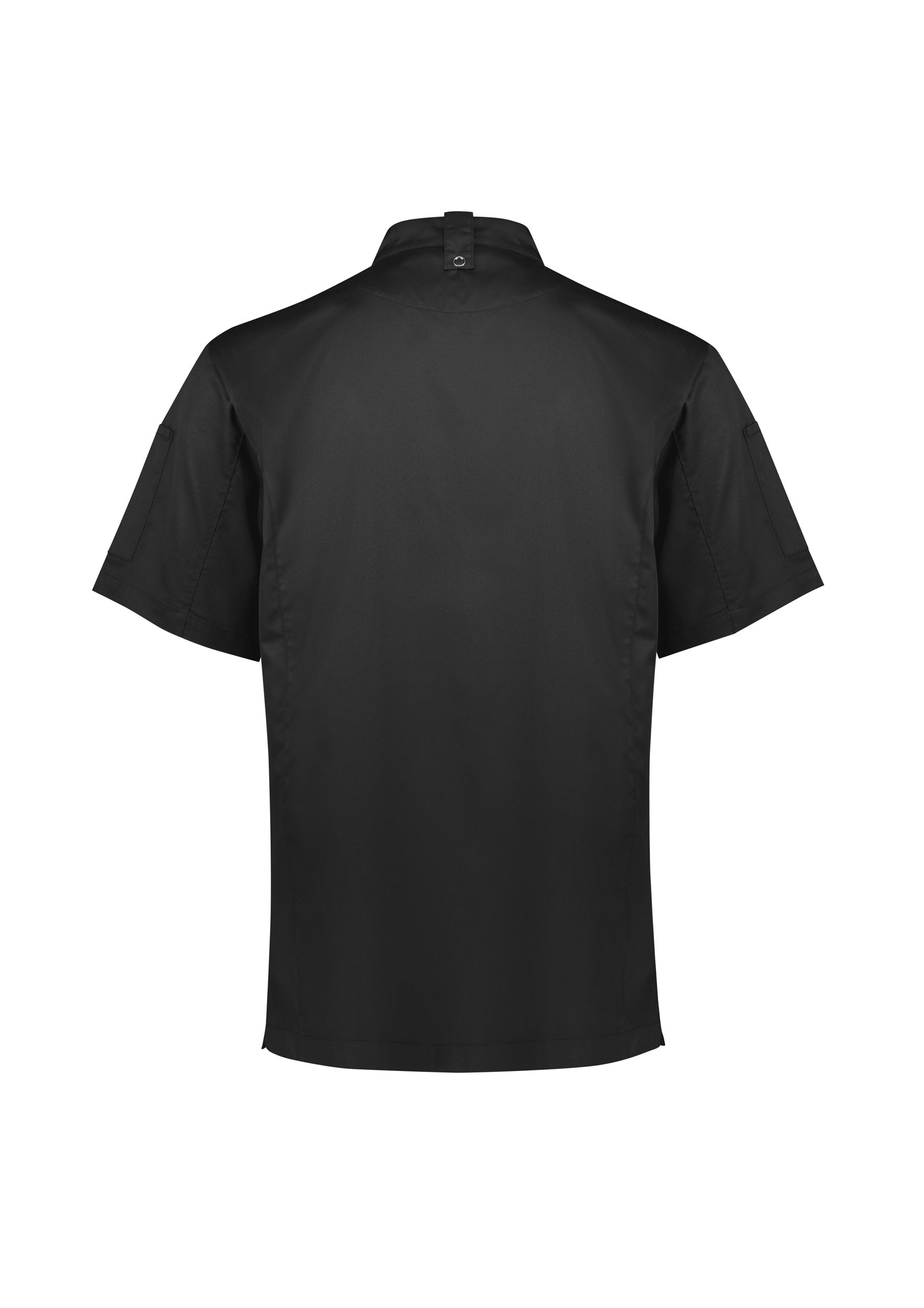 back of phoenix screenprinting australia mens alfresco short sleeve chef jacket