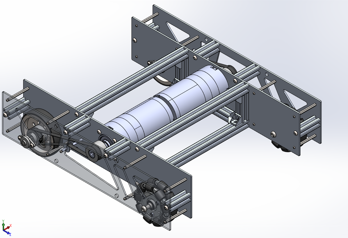 The drive platform design was now finished and ready for parts acquisition and manufacture.