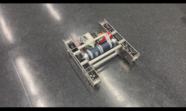 The driving test showed that the drive system works and the platform is ready for further iterations of control and fine-tuning. 