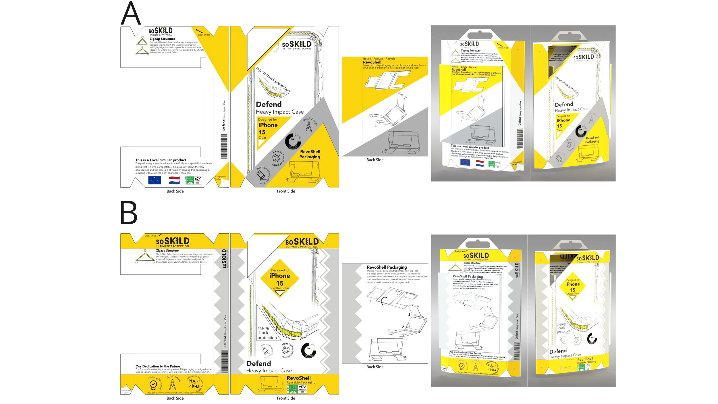 A branding A/B test was performed to determine user preference for esthetics and clarity.