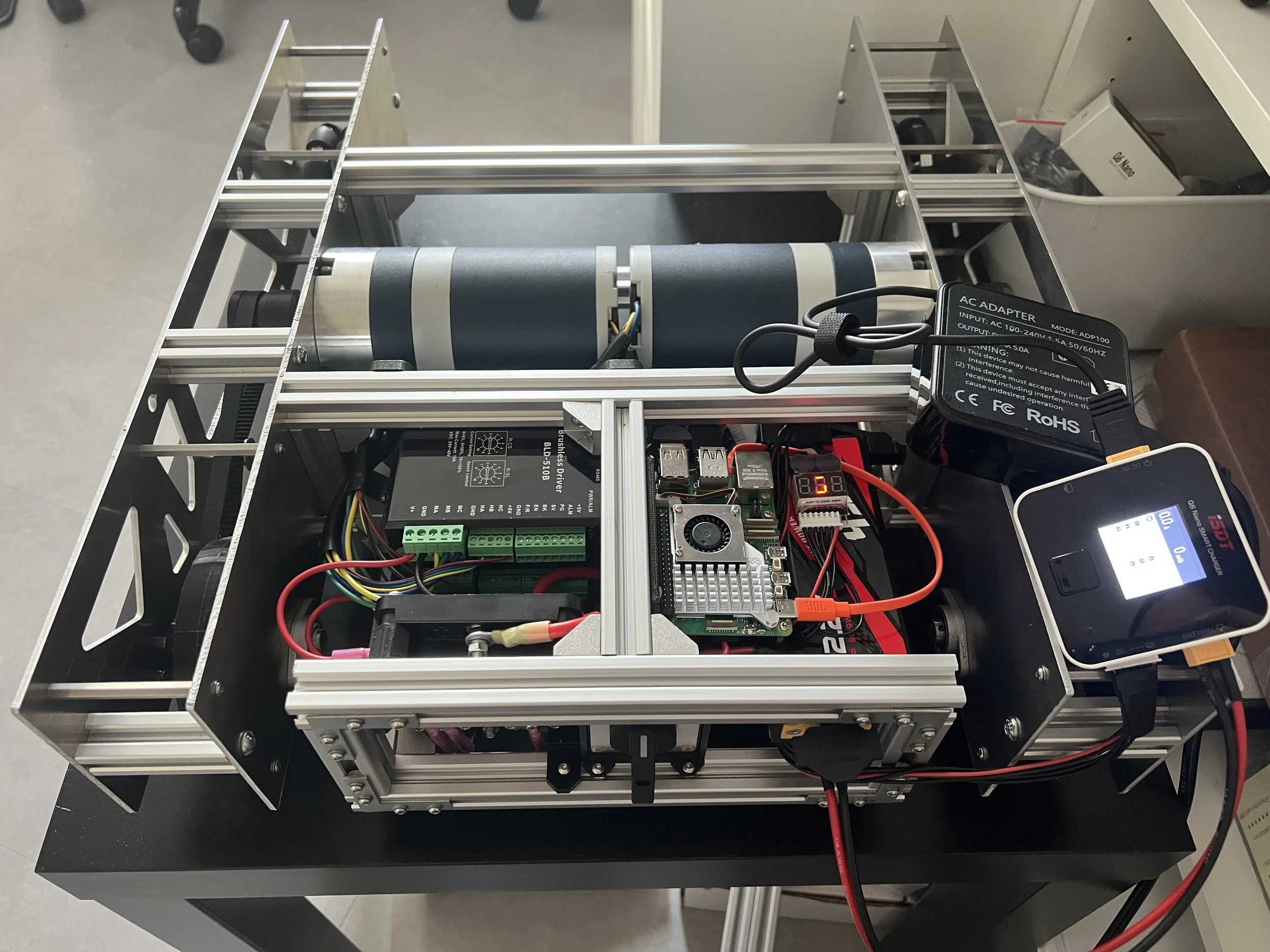 The resulting robotic platform is a fully integrated heavy payload system able to be expanded with the capabilities of the Raspberry Pi and its modular design.