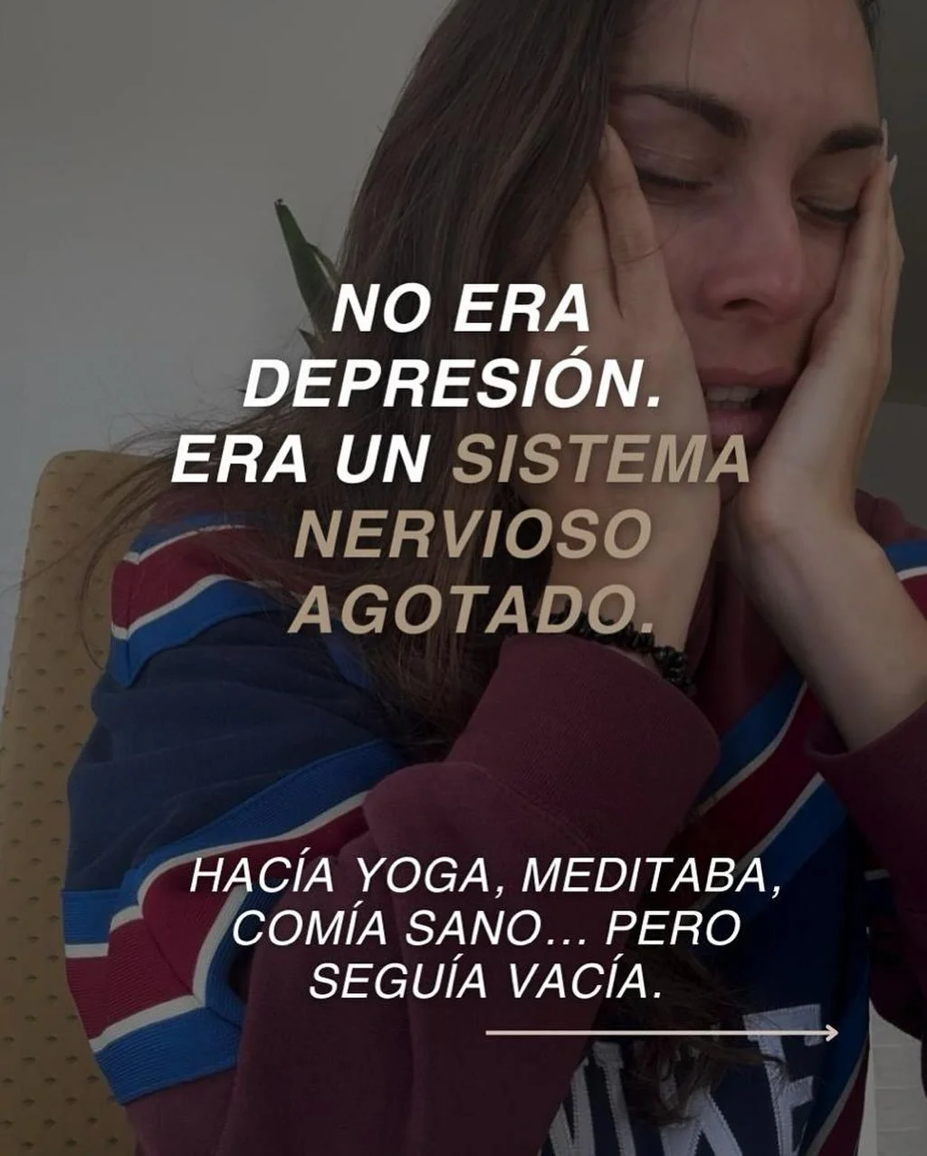 No era ansiedad. Era su cuerpo gritando por dentro.
A&ntilde;os haciendo yoga, comiendo sano, buscando respuestas&hellip; Y aun as&iacute;, segu&iacute;a agotada, tensa, sin energ&iacute;a.
Hasta que entendi&oacute; que no era lo que hac&iacute;a, si