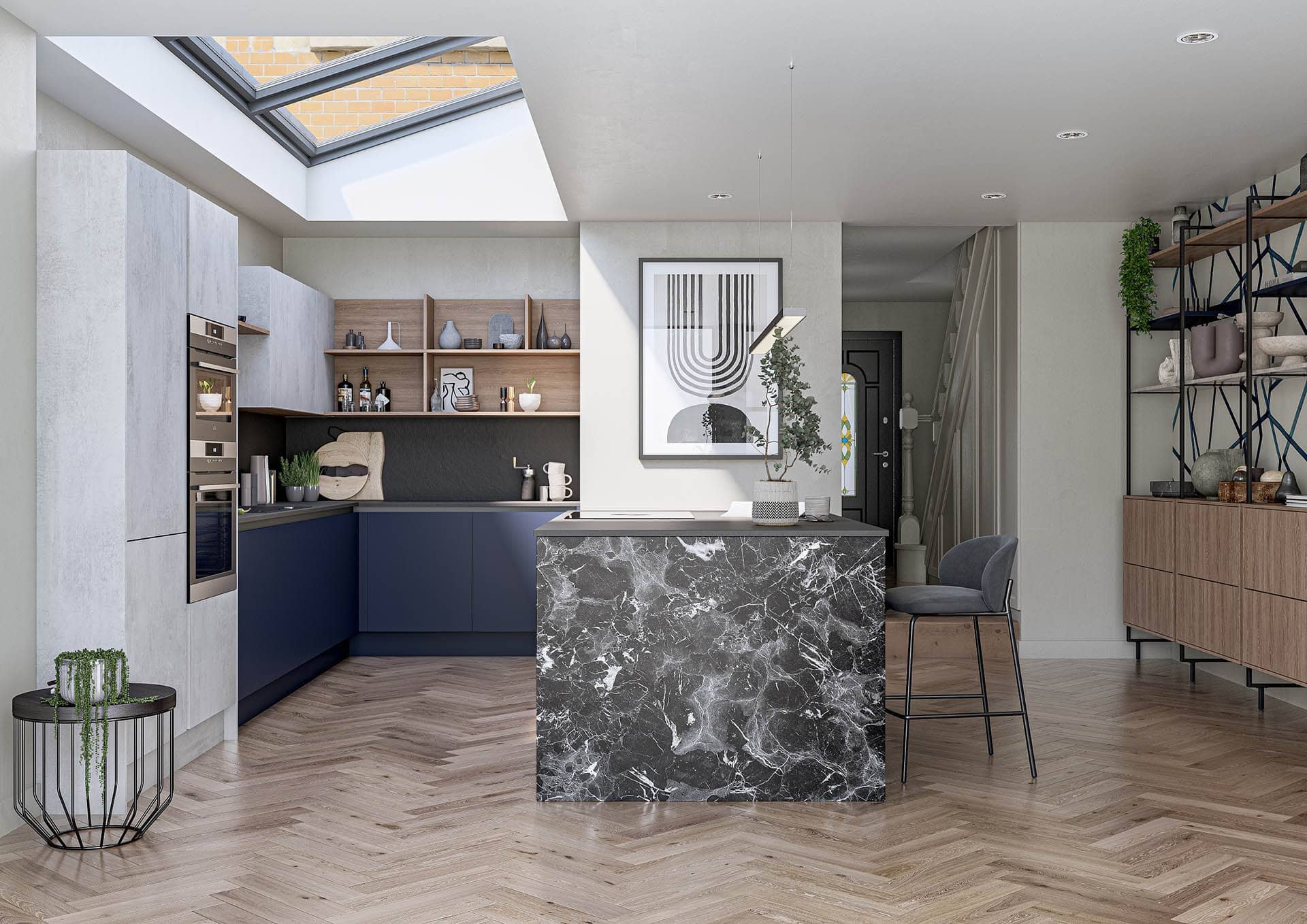 Unity Indigo, Hayward Concrete & Black Marquina 2.jpg