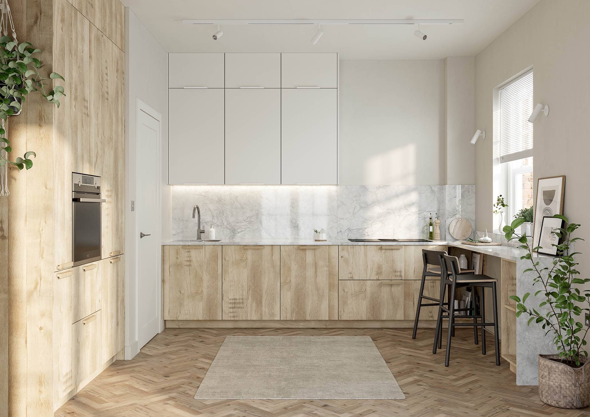 Unity Natural Oak Montane & Light Grey supermatt View 02.jpg