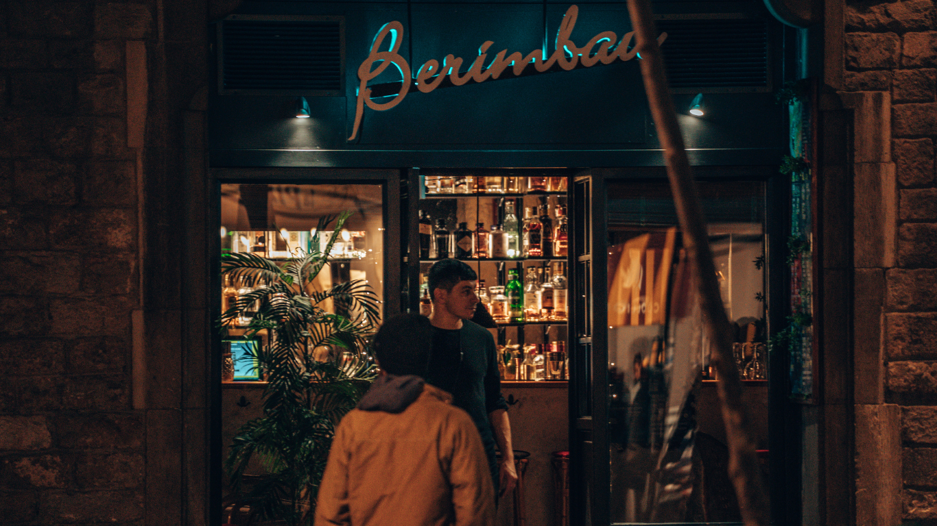 bar at night