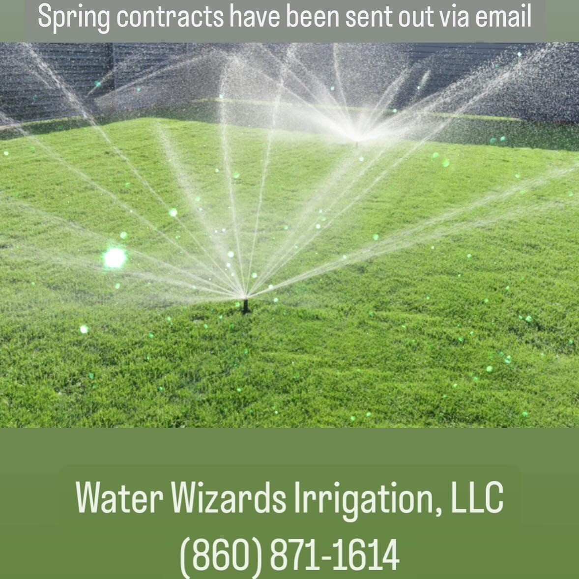 Call today! Spring is right around the corner!