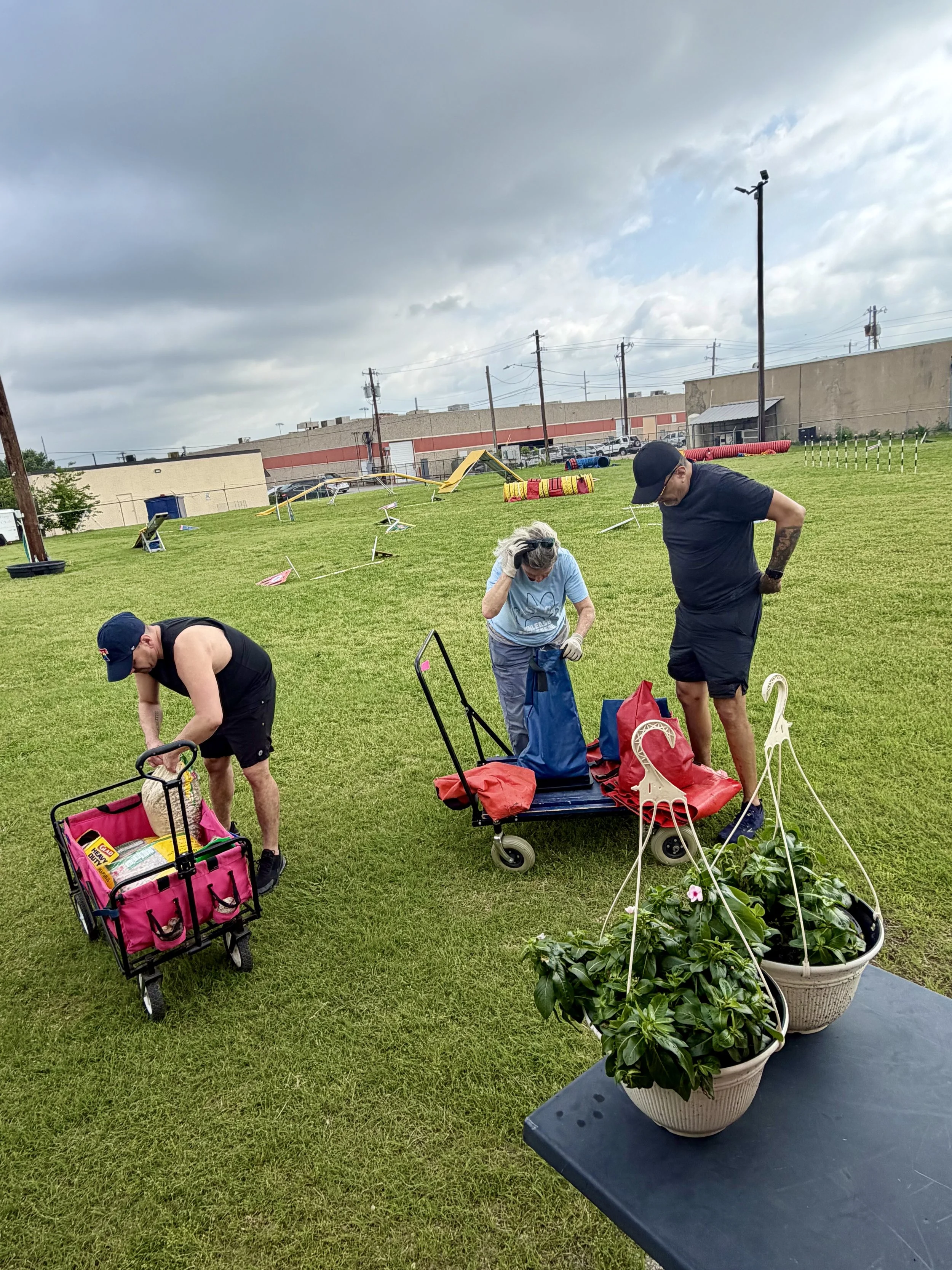 topping off tunnel bags in preparation for ccs spring trial 2026