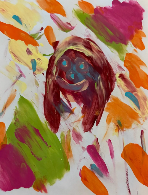Thumbnail of expressive inner child artwork